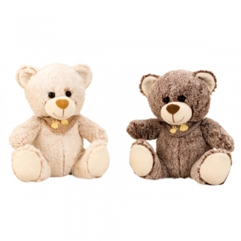 Plüsch Bär mit Tuch 2fach 25cm